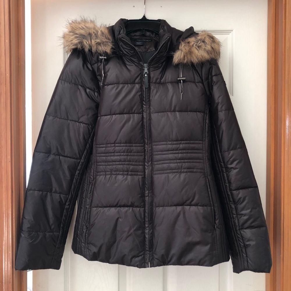 Women’s Large Calvin Klein Jeans Brown Jacket